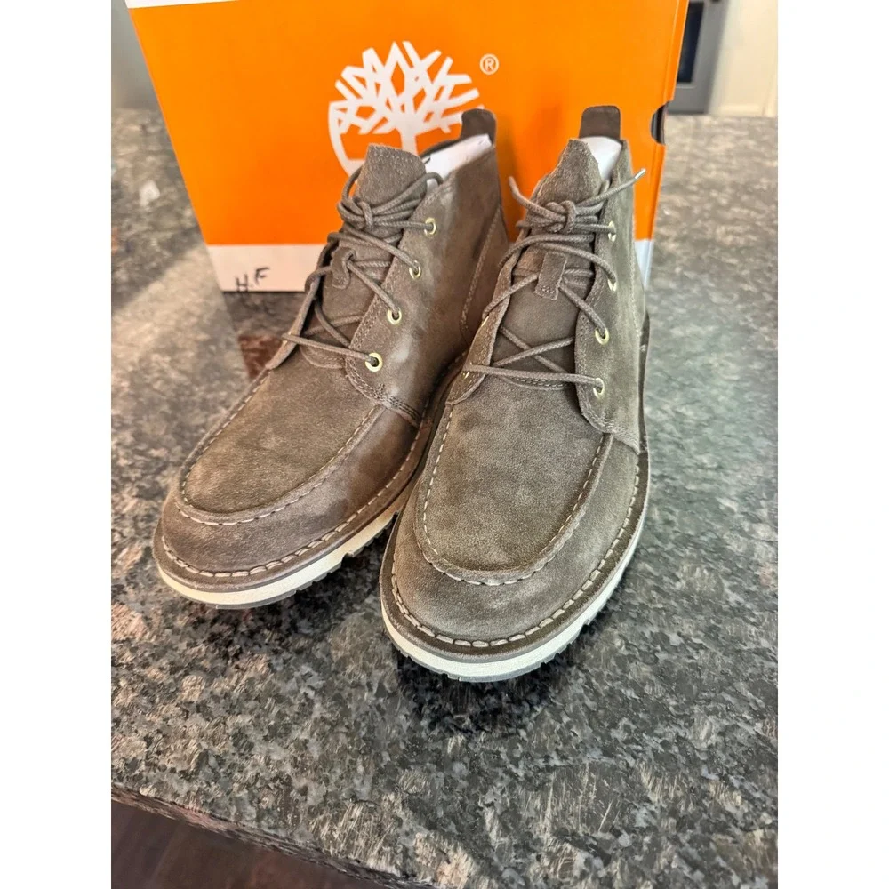 Timberland‎ Westmore Mid Lace Chukka Boots Canteen Olive Suede Mens 10.5